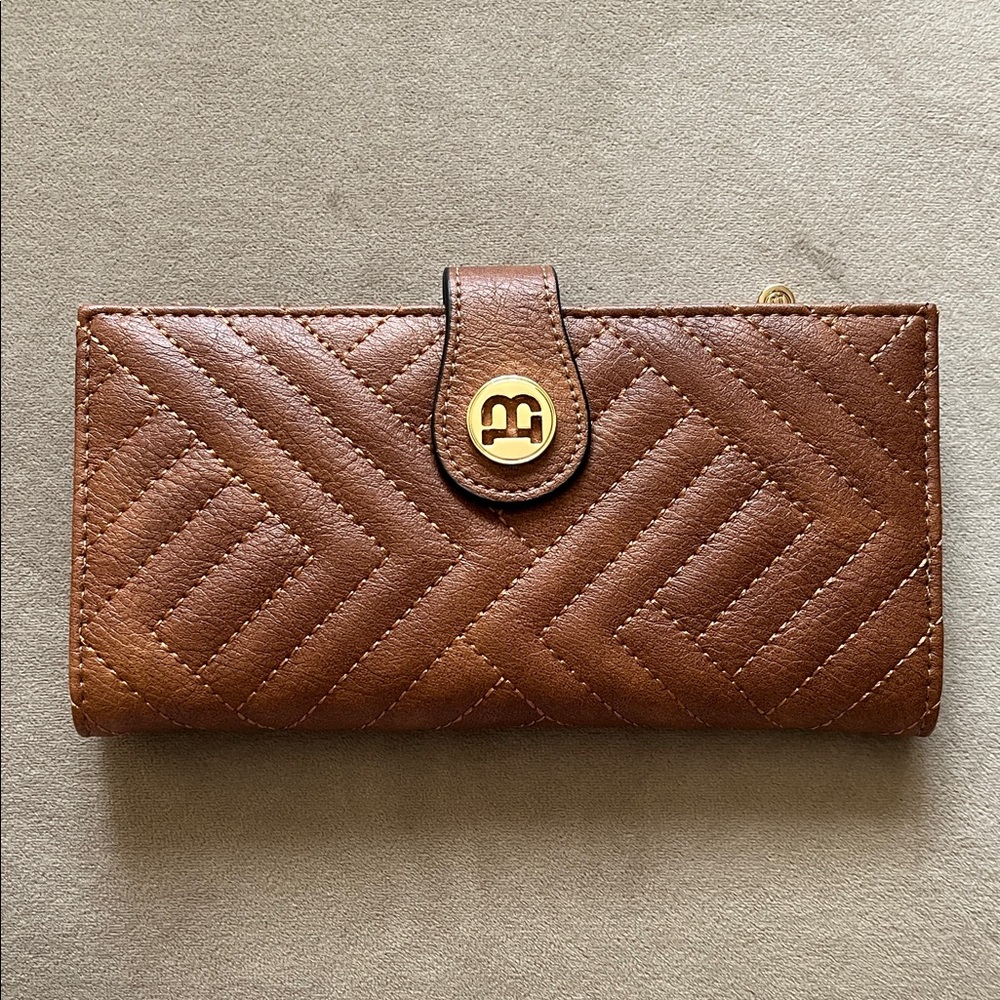 Brown Bostanten Slim Wallet